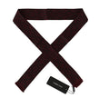 Dolce & Gabbana Silk Bordeaux Crown Chili Print Mens Scarf