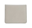 Dolce & Gabbana Sleek White Leather Condom Case Wallet