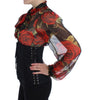 Dolce & Gabbana Elegant Black Floral Brocade Corset Belt