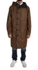 Dolce & Gabbana Elegant Reversible Hooded Raincoat