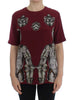 Dolce & Gabbana Enchanted Sicily Silk Blouse with Knight Print