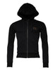 Dolce & Gabbana Black Logo Full Zip Hooded Sweatshirt Sweater