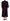 Dolce & Gabbana Elegant Fringe Sheath Dress in Purple & Black