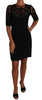 Dolce & Gabbana Elegant Black Cut-Out Detail Dress