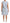 Dolce & Gabbana Elegant Light Blue Fringe Shift Dress