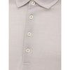 Corneliani White Cotton Polo Shirt