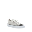 Brunello Cucinelli Mesh cotton and suede Sneakers