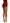 Dolce & Gabbana Ravishing Red Silk Embroidered Shorts