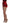 Dolce & Gabbana Ravishing Red Silk Embroidered Shorts