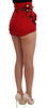 Dolce & Gabbana Enchanted Sicilian Rose Embroidered Mini Shorts