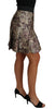 Dolce & Gabbana Elegant Floral A-Line Jacquard Skirt