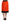 Dolce & Gabbana High-Waist Black & Orange Knee-Length Skirt