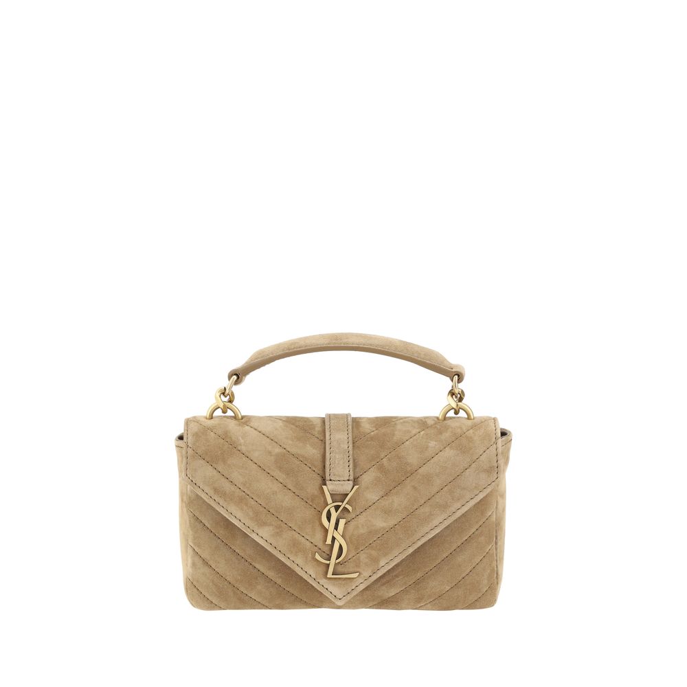 Saint Laurent Suede Shoulder Bag