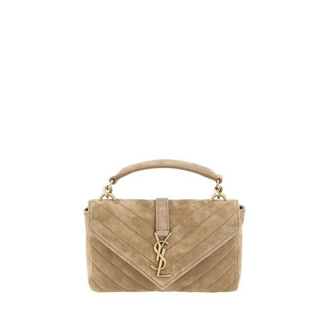 Saint Laurent Suede Shoulder Bag