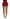 Dolce & Gabbana Glamorous Red Silk Floral Embroidered Shorts