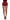 Dolce & Gabbana Glamorous Red Silk Floral Embroidered Shorts