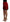 Dolce & Gabbana Elegant Red Lace High-Waist Skirt