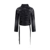 Balenciaga Denim Jacket with ribbon