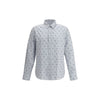 Maison Kitsuné Striped shirt with iconic fox