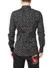 Dolce & Gabbana Black GOLD Floral Embroidery Formal Shirt