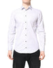 Dolce & Gabbana White Striped Cotton MARTINI Men Dress Shirt