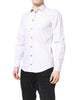 Dolce & Gabbana White Striped Cotton MARTINI Men Dress Shirt