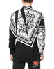 Dolce & Gabbana Black White Bandana Cotton Formal Dress Shirt