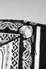 Dolce & Gabbana Black White Bandana Cotton Formal Dress Shirt