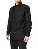 Emporio Armani Black Cotton Long Sleeves Formal Dress Shirt