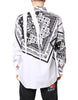 Dolce & Gabbana White Black Bandana MARTINI Formal Shirt