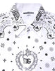 Dolce & Gabbana White Black Bandana MARTINI Formal Shirt