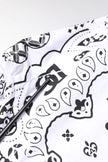 Dolce & Gabbana White Black Bandana MARTINI Formal Shirt