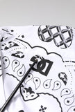Dolce & Gabbana White Black Bandana MARTINI Formal Shirt