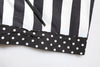 Dolce & Gabbana Black White Stripe Button Down Casual Shirt