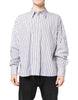 Dolce & Gabbana White Black Stripe Button Down Casual Shirt