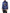 Dolce & Gabbana Blue Nylon Logo Patch Men Bomber Sweater