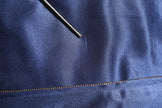Dolce & Gabbana Blue Nylon Logo Patch Men Bomber Sweater