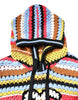 Dolce & Gabbana Multicolor Cotton Hooded Pullover Sweater