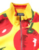 Dolce & Gabbana Yellow Cherry Print Full Zip Bomber Sweater