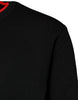 Dolce & Gabbana Black Nylon DGLogo Knit Men Pullover Sweater