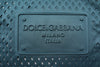 Dolce & Gabbana Green Perforated DG Embossed Pullover Sweater