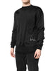 Dolce & Gabbana Black Logo Knitted Crewneck Pullover Sweater