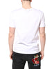 Dolce & Gabbana White Crew Neck DG Crown Short Sleeve T-shirt