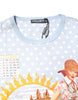 Dolce & Gabbana Light Blue Graphic Print Short Sleeve T-shirt