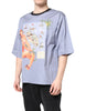 Dolce & Gabbana Light Blue Graphic Print Short Sleeve T-shirt