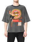 Dolce & Gabbana Black White Graphic Print Short Sleeve T-shirt