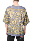 Dolce & Gabbana Multicolor Religious Print Round Neck T-shirt