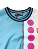 Dolce & Gabbana Multicolor Printed Logo Short Sleeve T-shirt