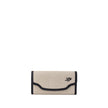 Loro Piana Beige Fabric And Leather Wallet