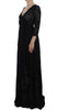 Dolce & Gabbana Elegant Floral Ricamo Maxi Dress